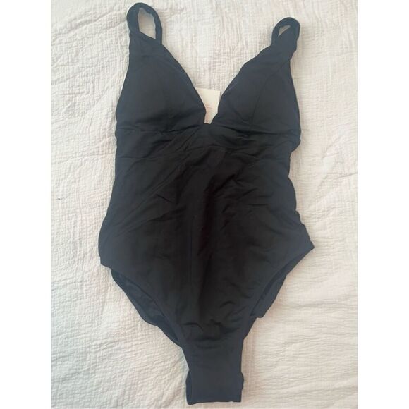 ANDIE Swim Sardinia Black One Piece Swimsuit Medium Tall NEW - Picture 4 of 8
